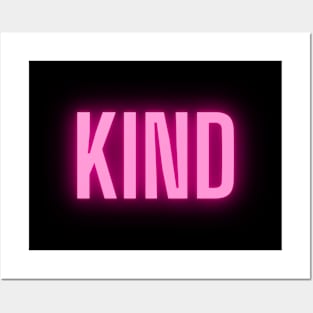 kind purple glowing design Posters and Art